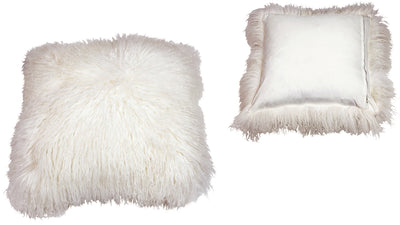 MOHAIR PILLOW WHITE