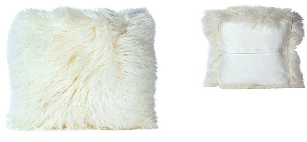 MOHAIR PILLOW WHITE
