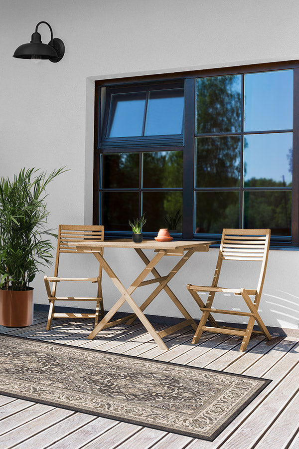 Outdoor Allura Dark Wood Rug