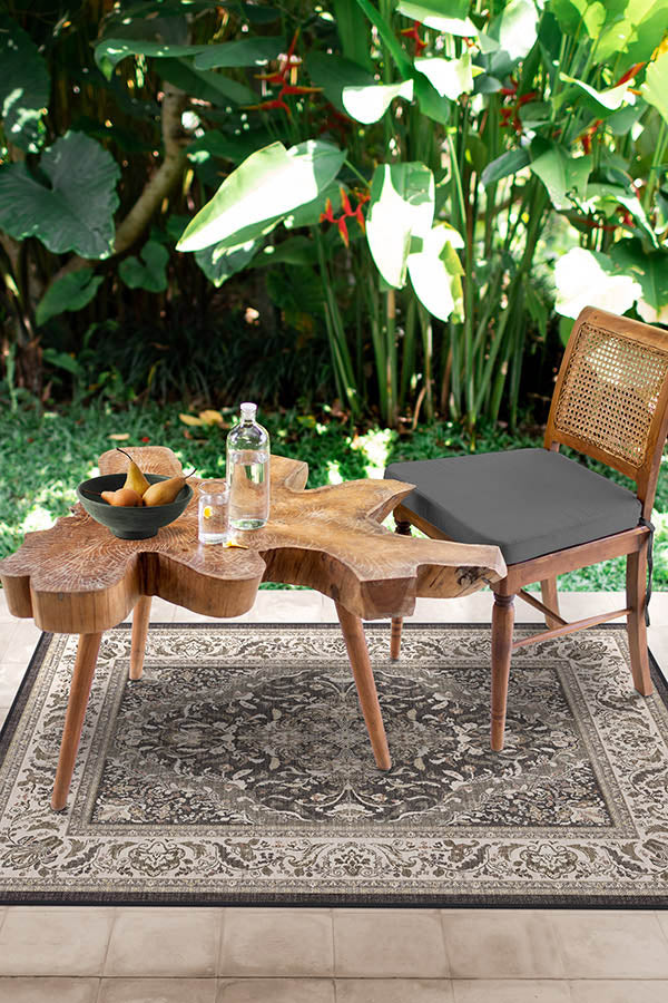 Outdoor Allura Dark Wood Rug