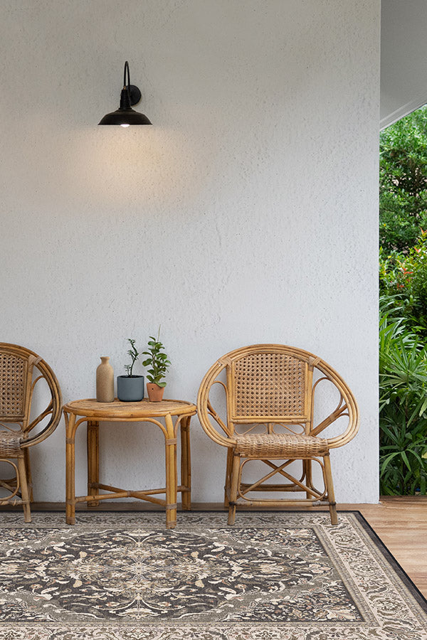 Outdoor Allura Dark Wood Rug